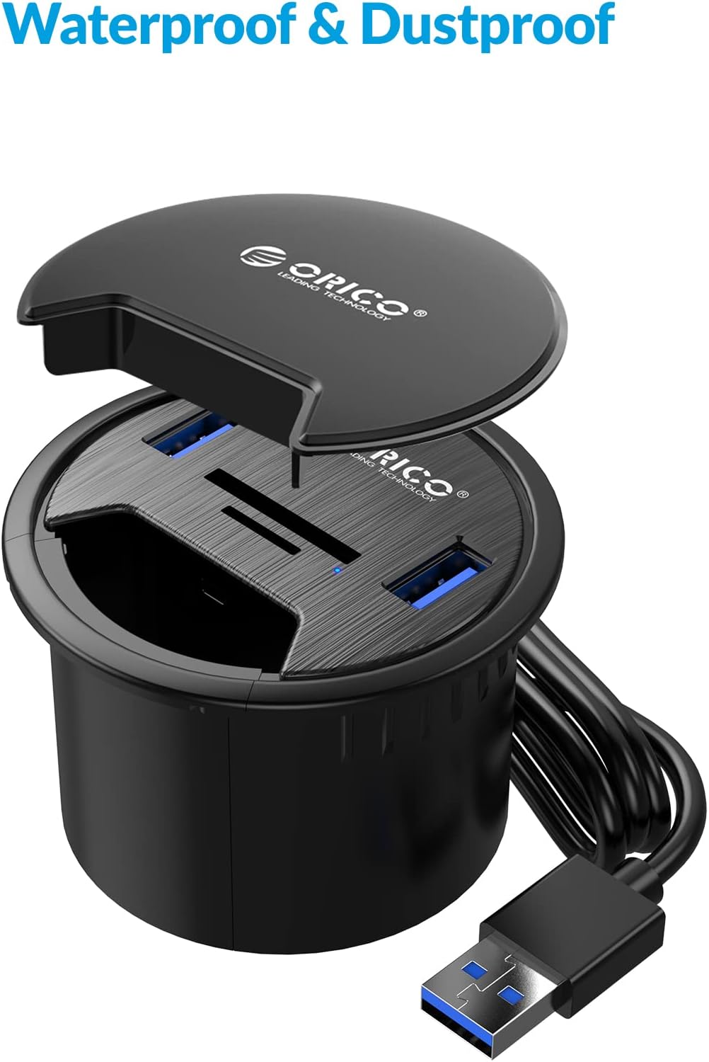 USB 3.0 Hub with SD/TF Card Reader G11154