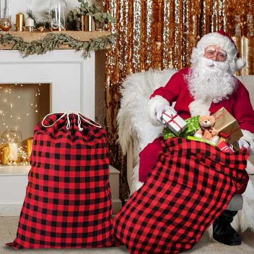 35''x55'' Jumbo Christmas Drawstring Gift Bags I2570