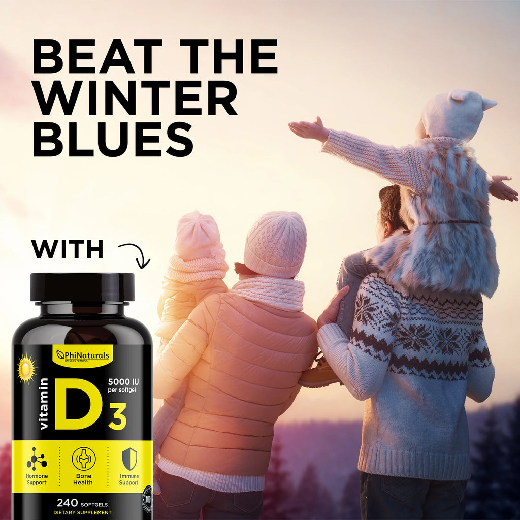 Vitamin D3 5000 IU Capsule Pack of 2 X433