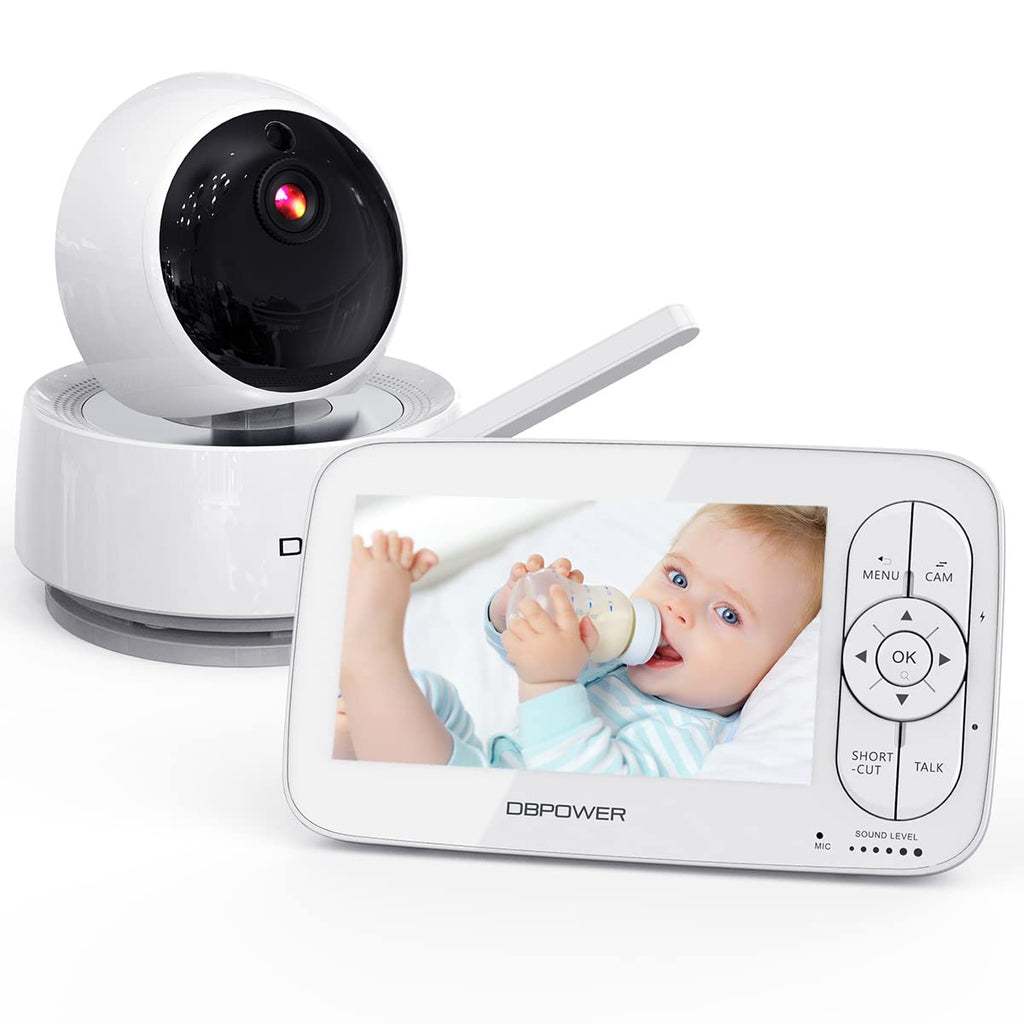 1080P 5 HD Display Video Baby Monitor with Camera and Audio, Night Vision, Two-Way Audio O283500