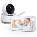 1080P 5 HD Display Video Baby Monitor with Camera and Audio, Night Vision, Two-Way Audio O283500