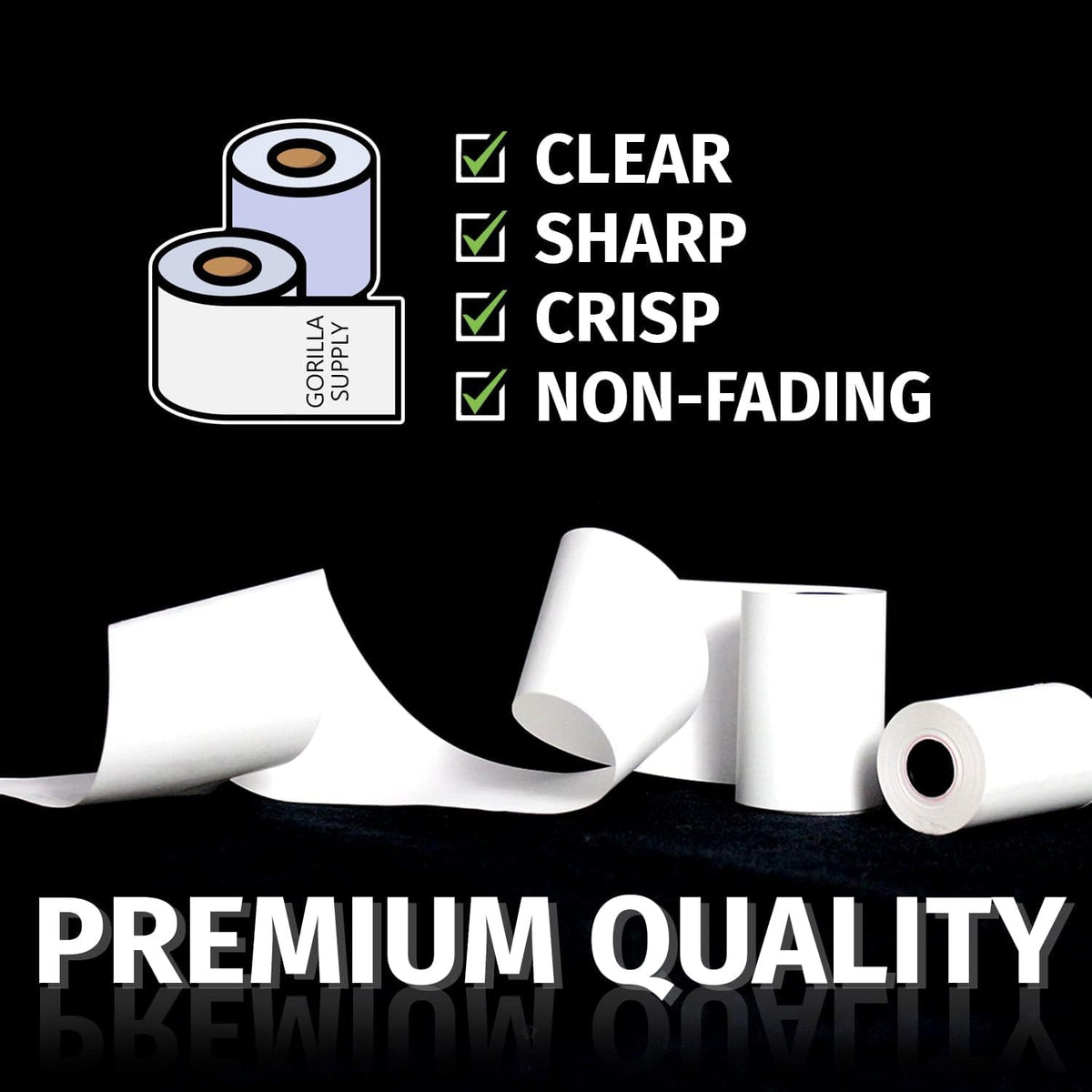 32 Rolls BPA Free Thermal Paper Receipt Rolls I576
