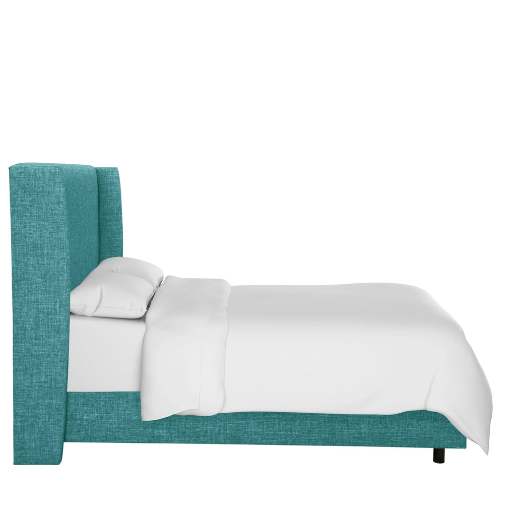 Twin Blue Square Bed H430