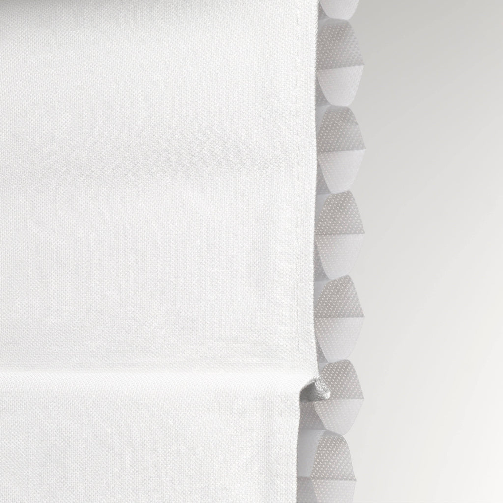 White Insulating Cordless Roman Shade A2962