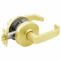 Bright Brass Cylindrical Passage Locks with L Lever and L Rose K741646