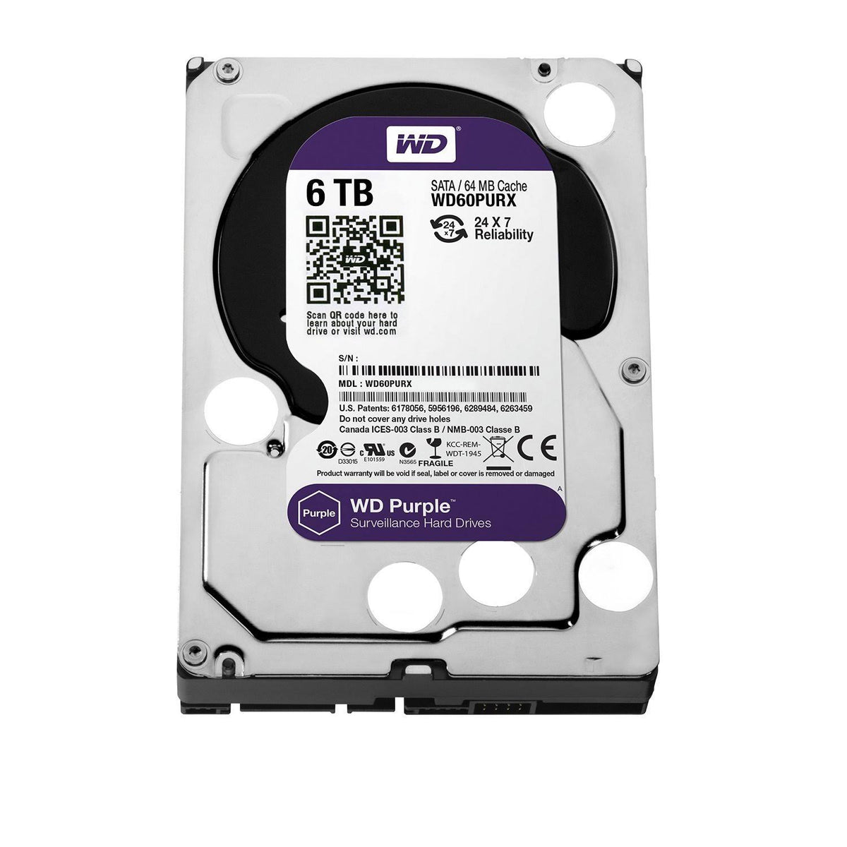 6 TB Internal HDD SATA 6Gb/s X258