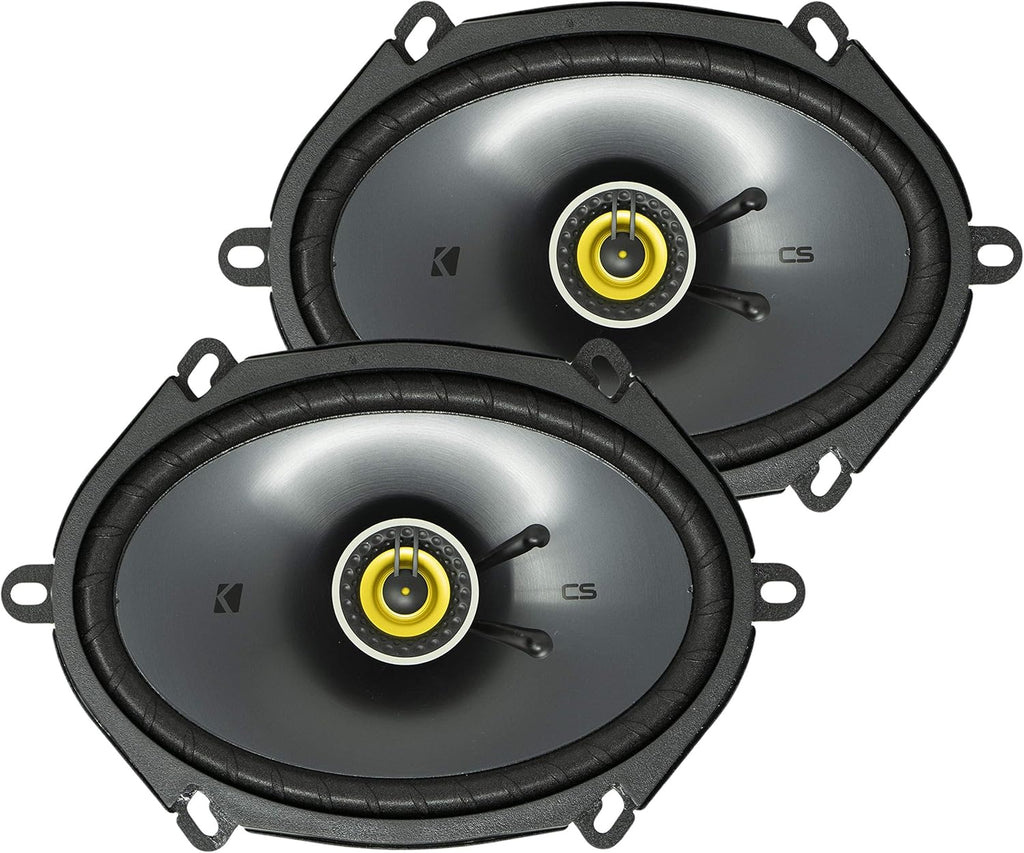 6 x 8 Inch Car Audio System Speaker, Black (2 Pack) U1771