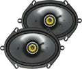 6 x 8 Inch Car Audio System Speaker, Black (2 Pack) U1771