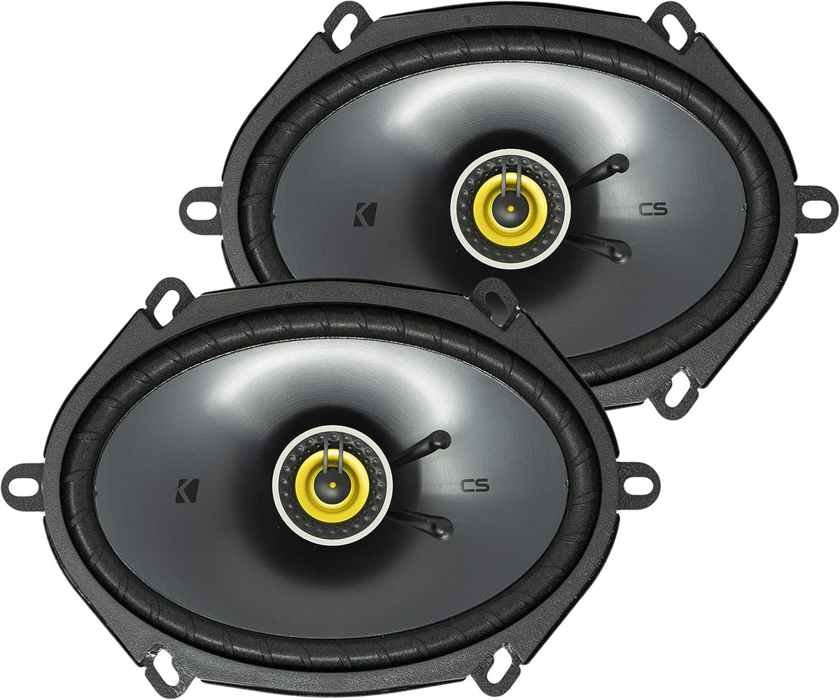 6 x 8 Inch Car Audio System Speaker, Black (2 Pack) U1771