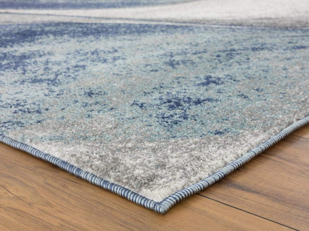 Blue 8x10 Area Rug A6087