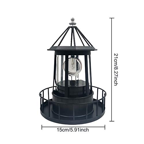 IP65 Waterproof Rotating Solar Lighthouse U172