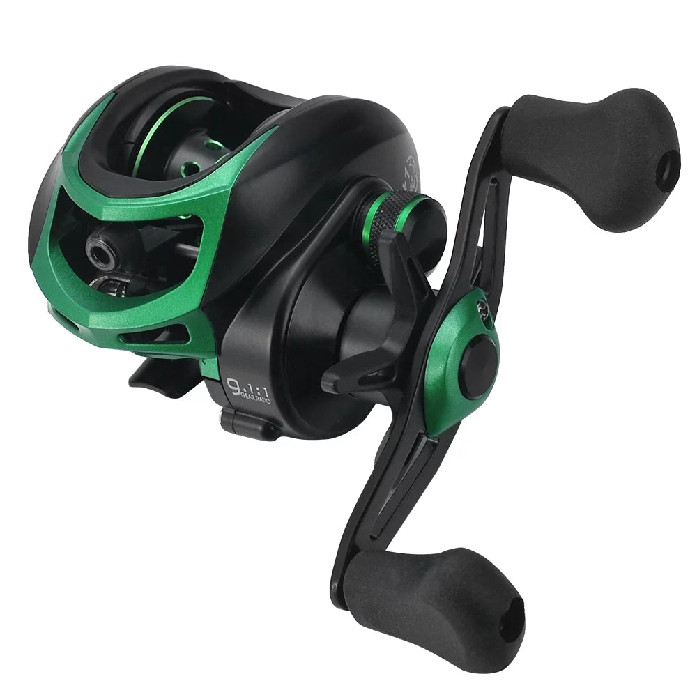Lightweight 9.1:1 Gear Ratio Baitcast Fishing Reel J33444