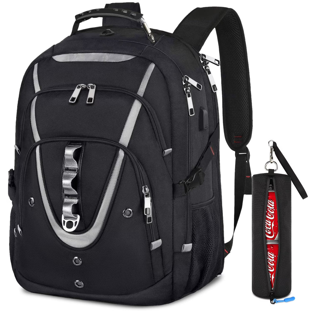 Extra Large 65L Water Resistant Anti-theft Travel Backpack with USB Charging Port T178202