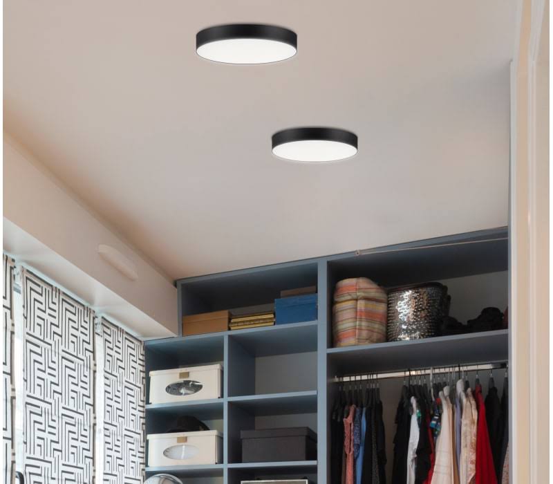 Satin Brass 3-Light Flush Mount S940