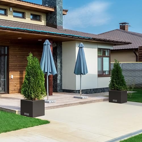 Bronze Square Steel Planter Box F467