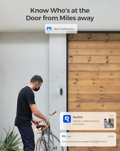 Video Doorbell WiFi Camera Wired 2K Outdoor 5G&2.4G WiFi Wide View Angle Smart Detection Local Storage No Subscription Customized Chime V2 Z72293