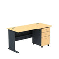 60x22 Desk with Mobile File Cabinet in Beech Y771