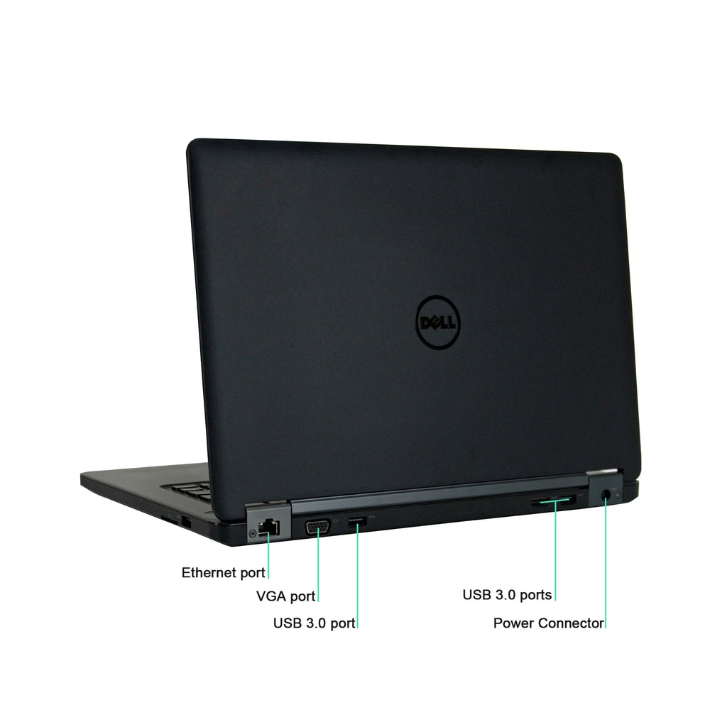 Restored Dell Laptop, 14'', Intel Core i5-5300U 2.3GHz, 8GB Memory, 1TB Hard Drive, Windows 10 Pro 64-bit I5139