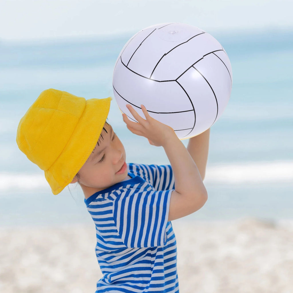 1 Set of Inflatable Beach Balls Water Pool Toys K942988
