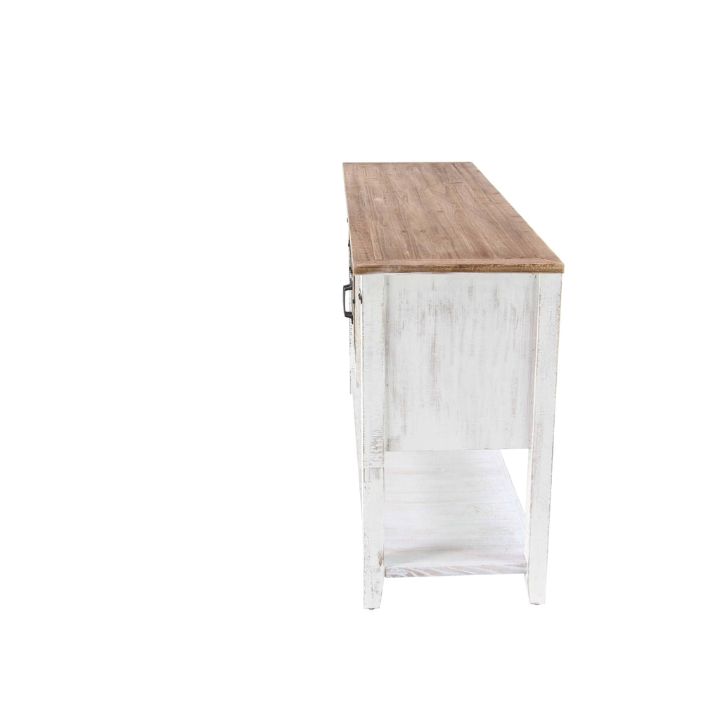 Wood and Metal Console Cabinet R8457