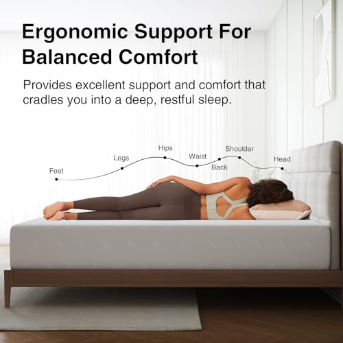 12 Inch King Size Memory Foam Mattress E4972