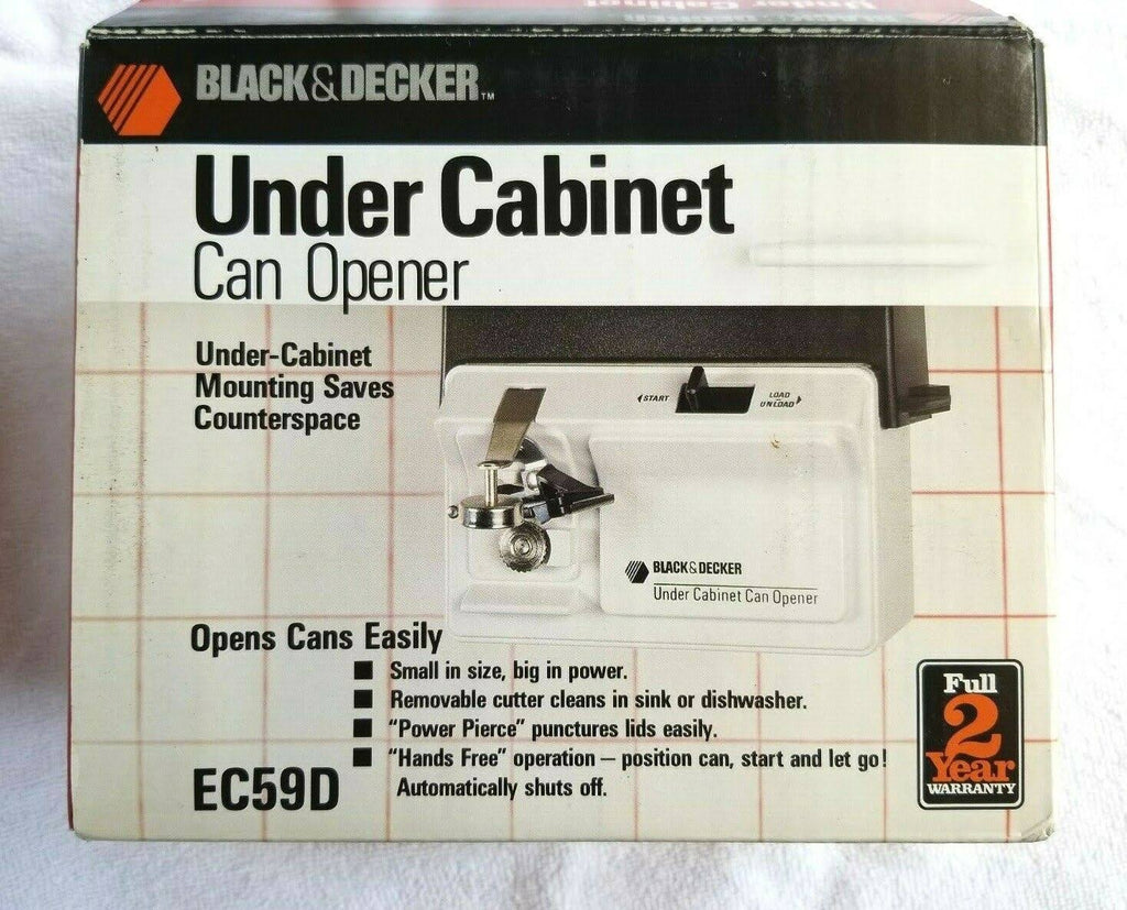 Black Electric Can Opener Y112604