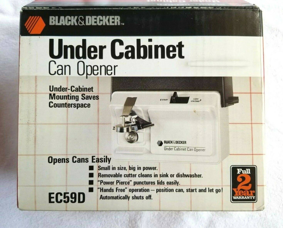Black Electric Can Opener Y112604