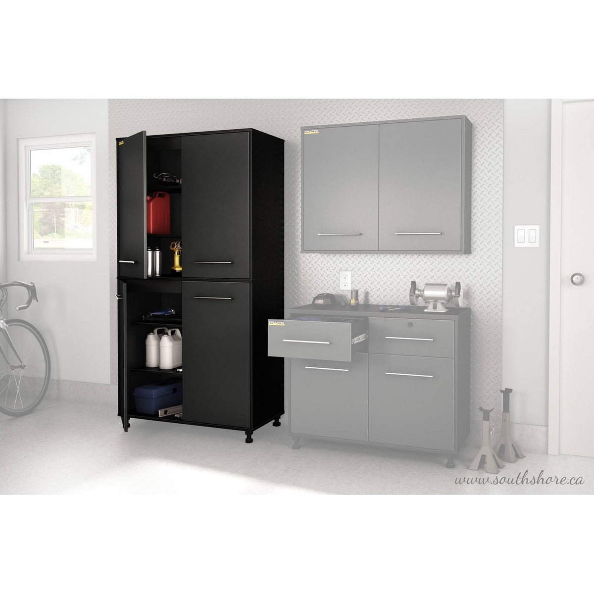 Black Storage Cabinet J3529