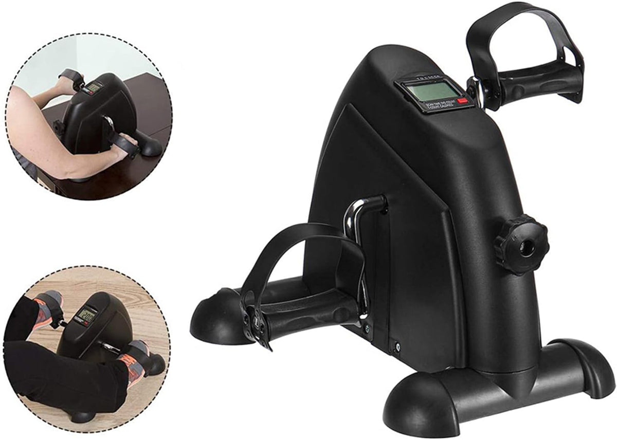 Portable Under Desk Exercise Bike with Adjustable Resistance J91243