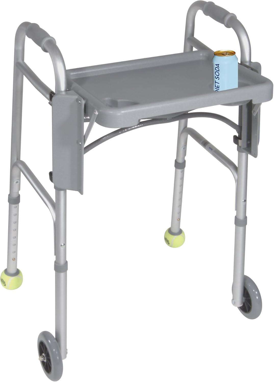 Gray Walker Tray with Cup Holders A510107