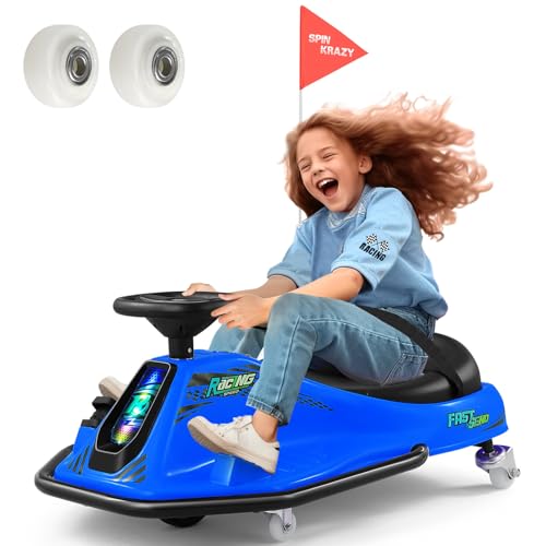Pink 24V Electric Drifting Go Kart with 2 Replacement Universal Wheels J7425