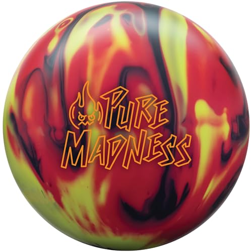 Black/Red/Yellow 14lbs Pre-Drilled Bowling Ball C14917