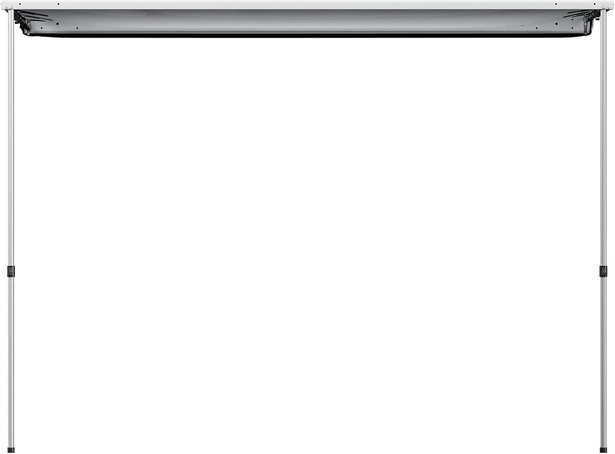 Car Side Awning, 8.2'x6.5', Pull-Out Retractable Waterproof UV50+ with Carry Bag, Grey G2620