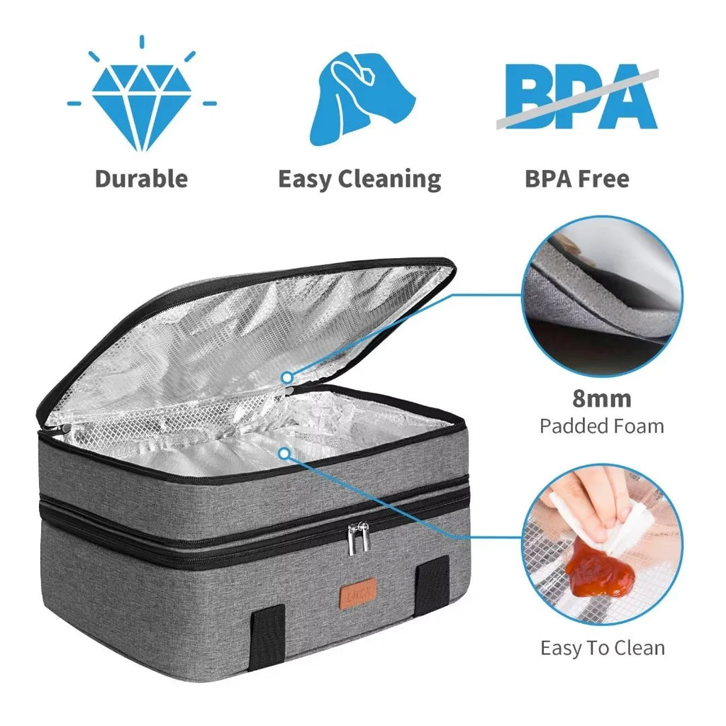 Grey Insulated Casserole Carrier D657