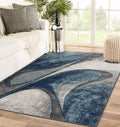 Blue 8x10 Area Rug A6087