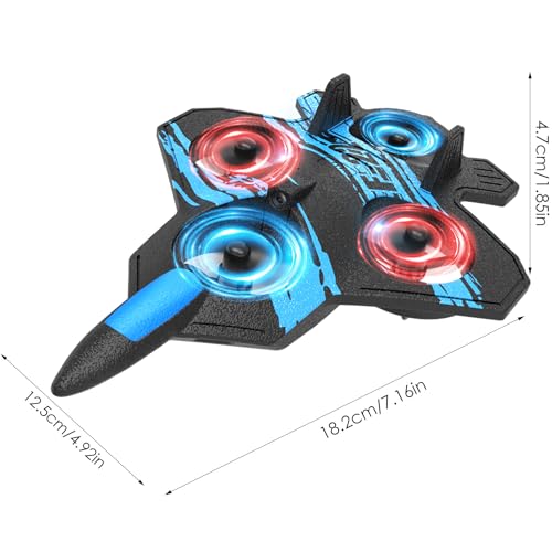 Blue Remote Control Airplane Quadcopter K39025