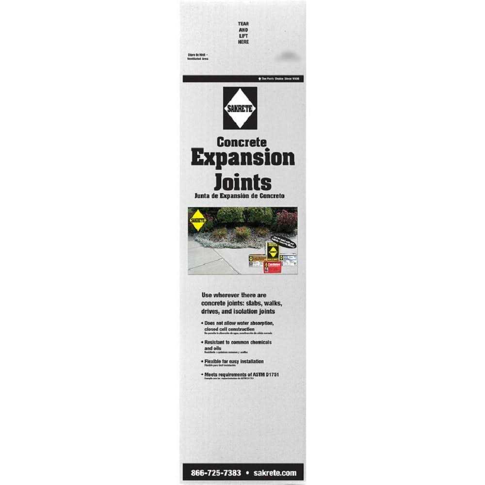 0.5-in x 4-in x 5-ft Polyethylene Concrete Expansion Joints X825868