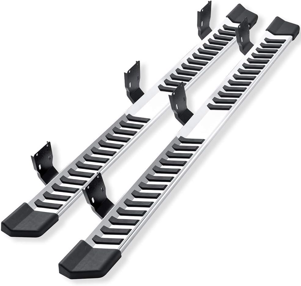 Black Stainless Steel Running Boards Y73522