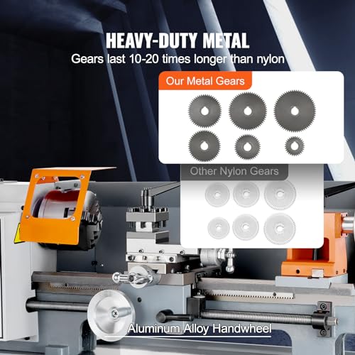 7'' x 13.78'' Metal Lathe with Tool Box J809252