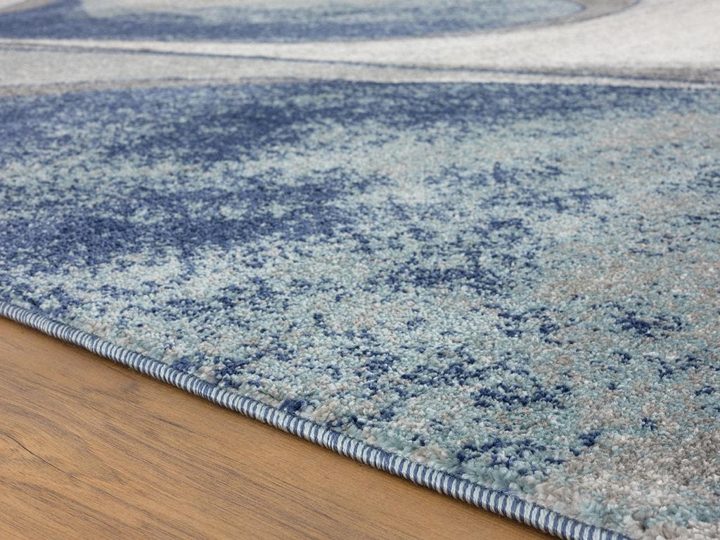 Blue 8x10 Area Rug A6087