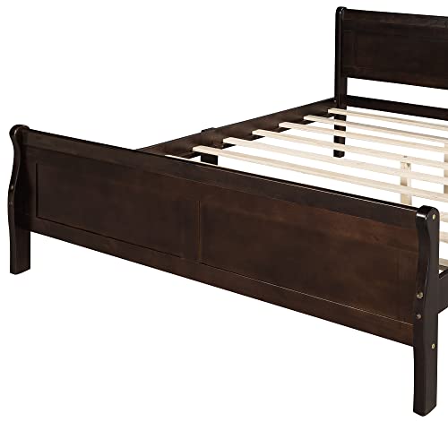 Queen Size Solid Wood Murphy Bed with Drawers M6126
