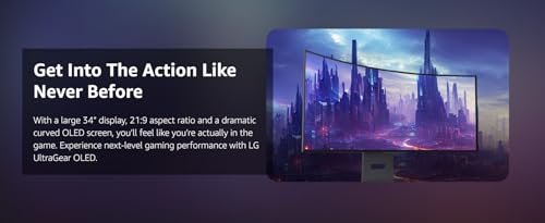 34 Inch Curved OLED Gaming Monitor T83984