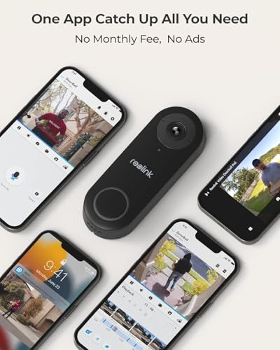 Video Doorbell WiFi Camera Wired 2K Outdoor 5G&2.4G WiFi Wide View Angle Smart Detection Local Storage No Subscription Customized Chime V2 Z72293
