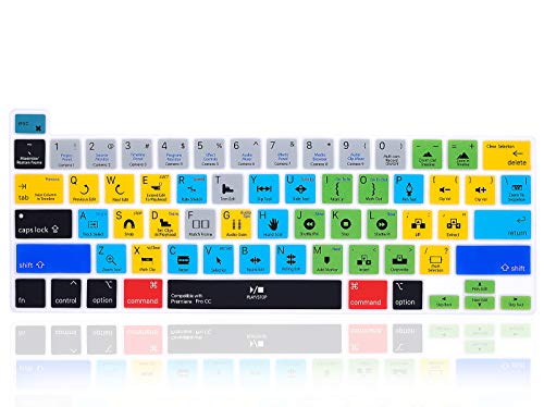 English Silicone Hotkey Keyboard Cover for MacBook Pro 16 inch T7145