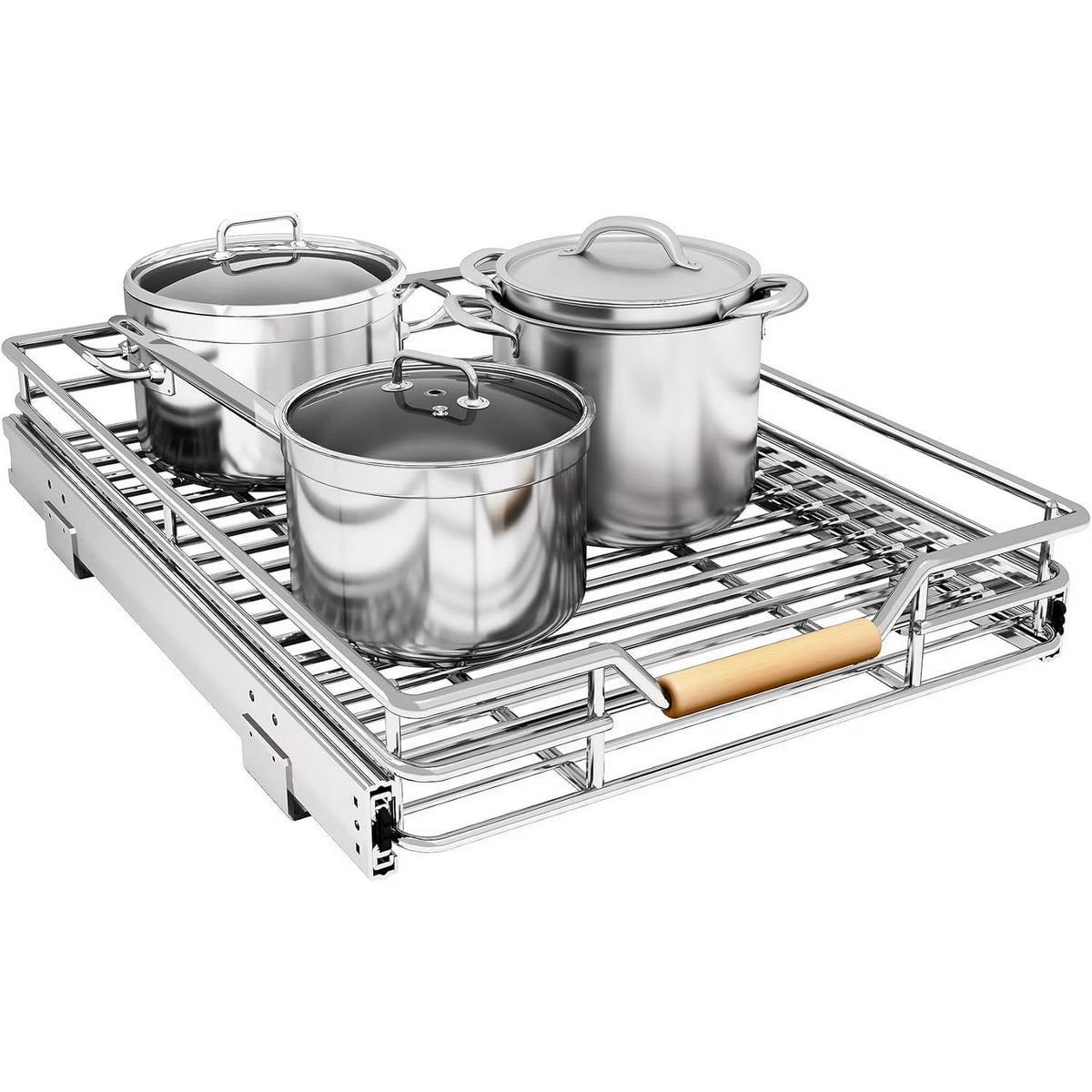 Heavy Duty Slide out Drawers for Kitchen Cabinet Organizer (15W X 21D) K316854