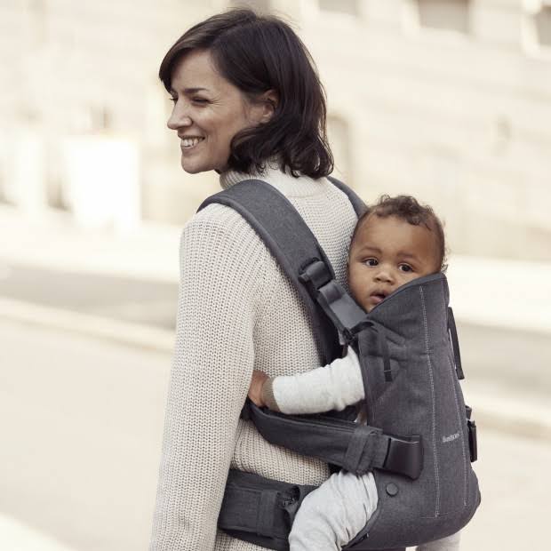 Beige Cotton Baby Carrier Q7800