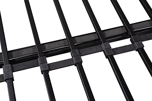Metal Twin Over Full Bunk Bed with Trundle and Two-Side Ladders M688040