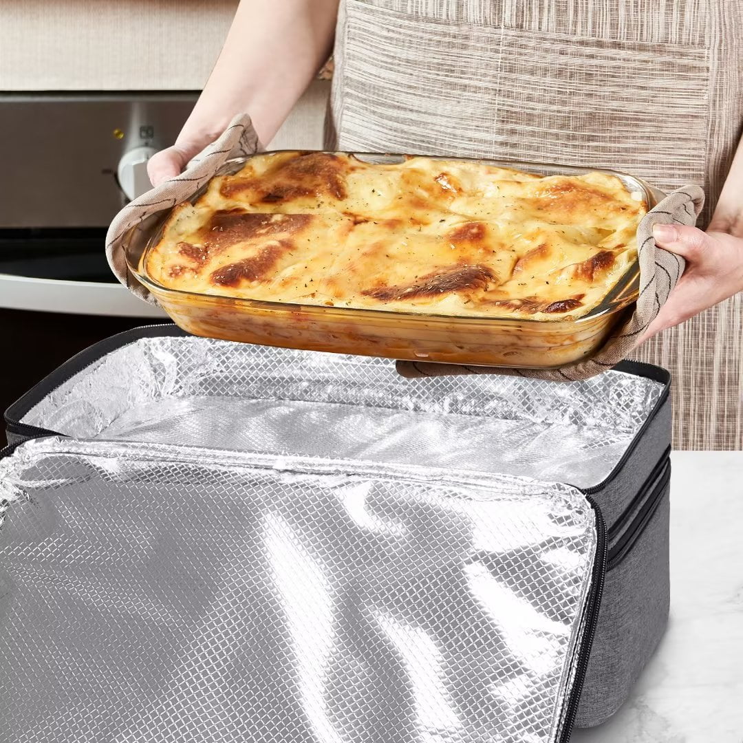 Grey Insulated Casserole Carrier D657