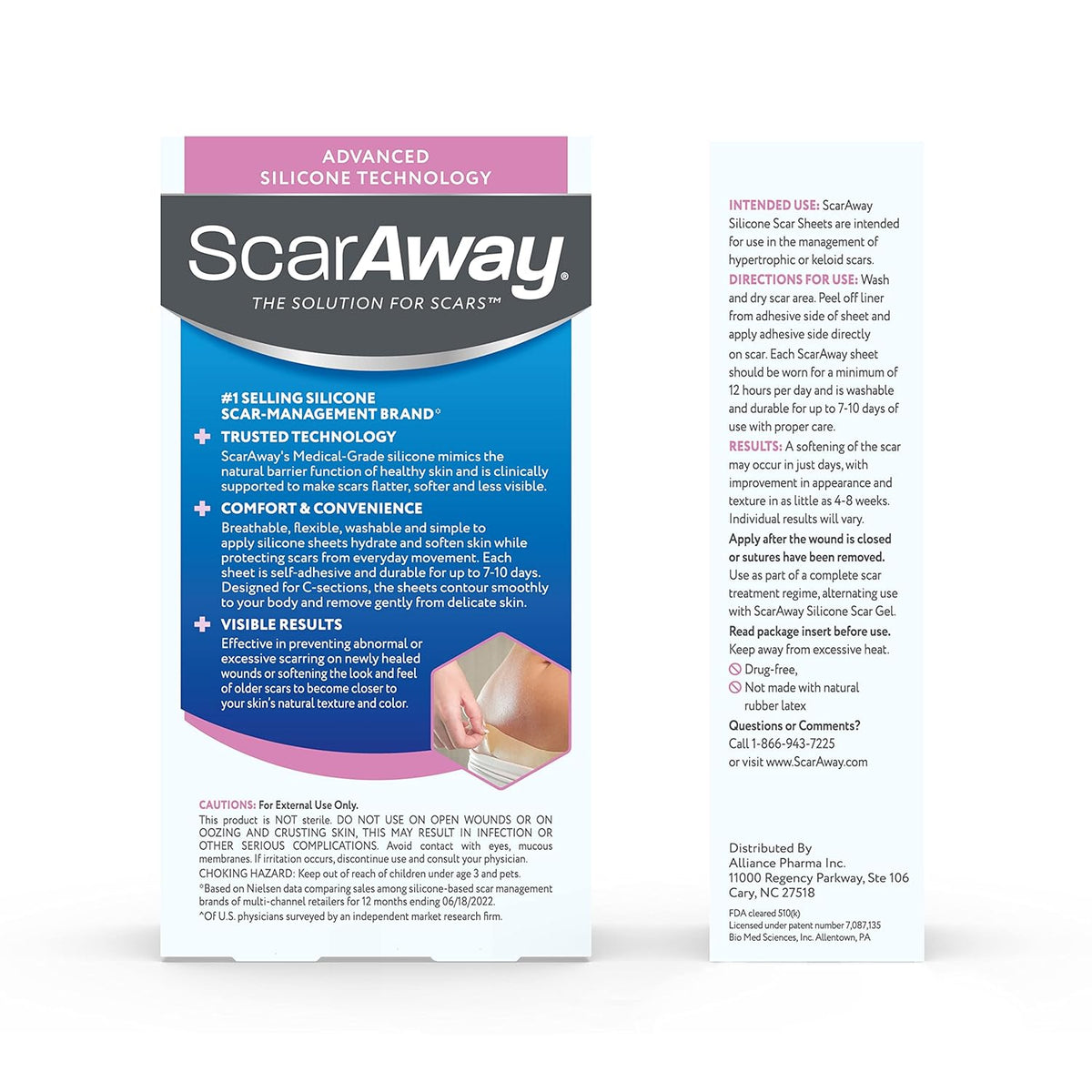 Reusable Silicone Scar Sheets (1.5” x 7”), 4 Sheets J60931
