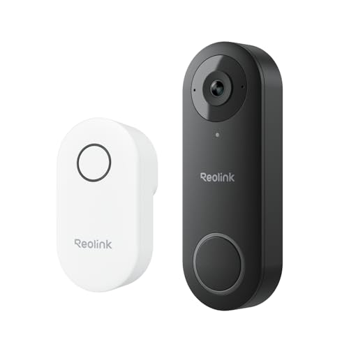 Video Doorbell WiFi Camera Wired 2K Outdoor 5G&2.4G WiFi Wide View Angle Smart Detection Local Storage No Subscription Customized Chime V2 Z72293